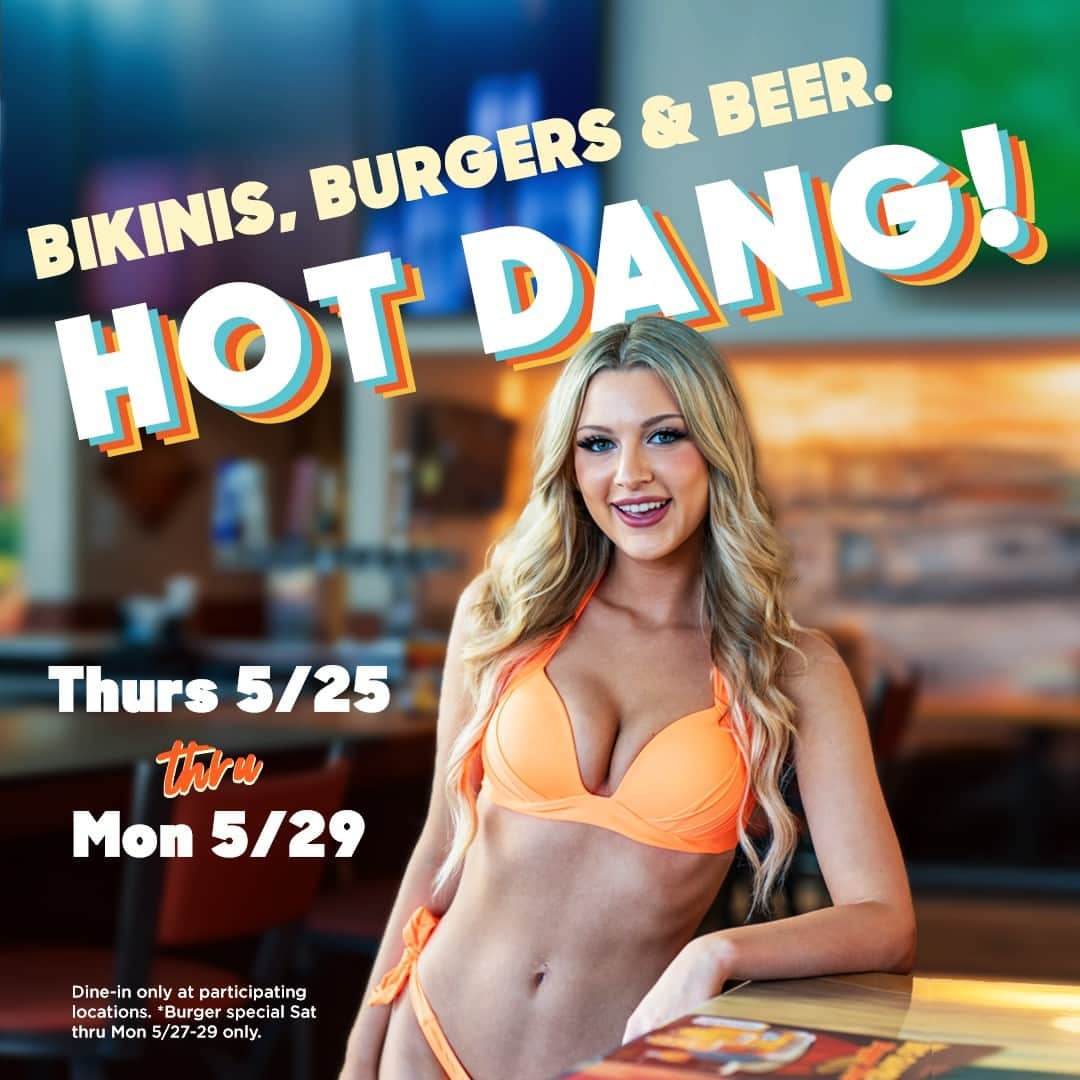 Hootersさんのインスタグラム写真 - (HootersInstagram)「We’re suiting up for #MemorialDayWeekend and celebrating with super specials! Make plans to stop by for a 🍺, a 🍔 and a bit of fun. Find your Hooters with link in bio.」5月26日 2時30分 - hooters