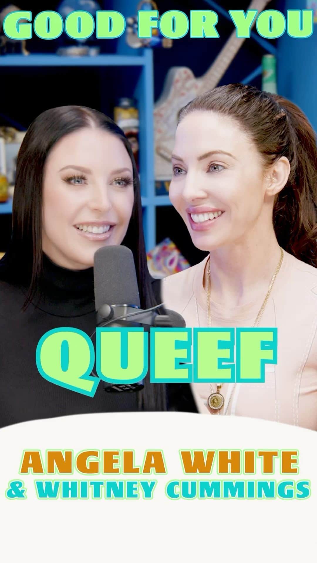 Brazzersのインスタグラム：「A queef is just the v*gina releasing trapped air. It’s nothing to be embarrassed about. But if it’s something you want to avoid, I’ve got you covered. To clarify, when I say “push down” I mean “bear down” or “squeeze out the air”. So it’s (1) fingers in (2) create space by pulling up (3) start moving fingers up and down (not in and out) and push the air out by bearing down (i.e. squeezing your abs like you’re pushing out a fart but in the front). I give more tips in the full episode of GOOD FOR YOU with @whitneycummings, available now on Spotify and YouTube ☺️」