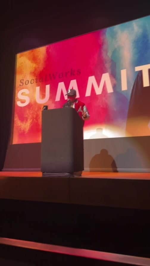 チャンス・ザ・ラッパーのインスタグラム：「SocialWorks 4th Annual Summit @socialworks_chi」