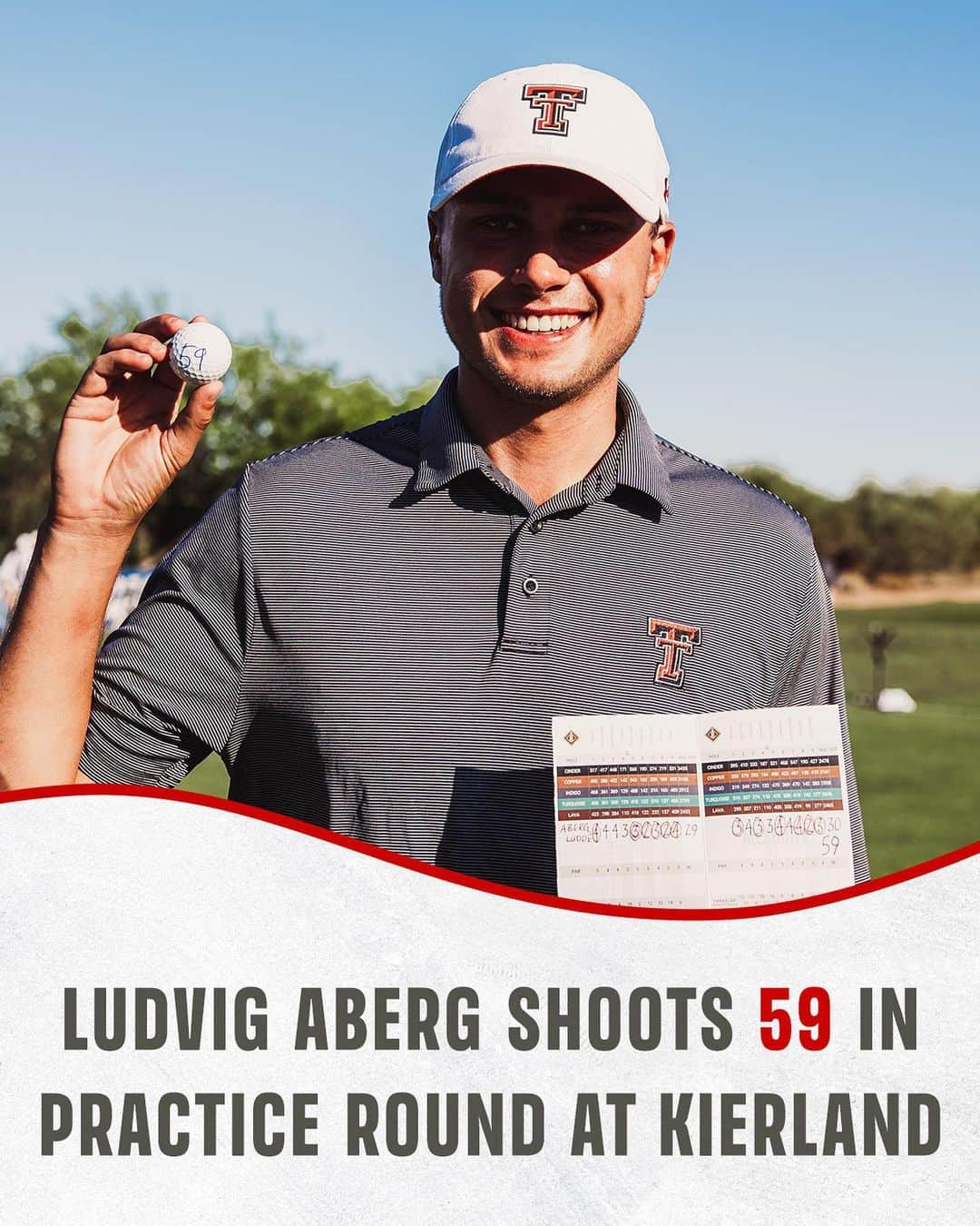 チョン・インジさんのインスタグラム写真 - (チョン・インジInstagram)「@PGATOURU No. 1-ranked golfer Ludvig Aberg fired an exceptional round of 59 ahead of the NCAA Men’s Golf National Championship. 🔥  📸 @ttumensgolf」5月26日 4時53分 - golfchannel