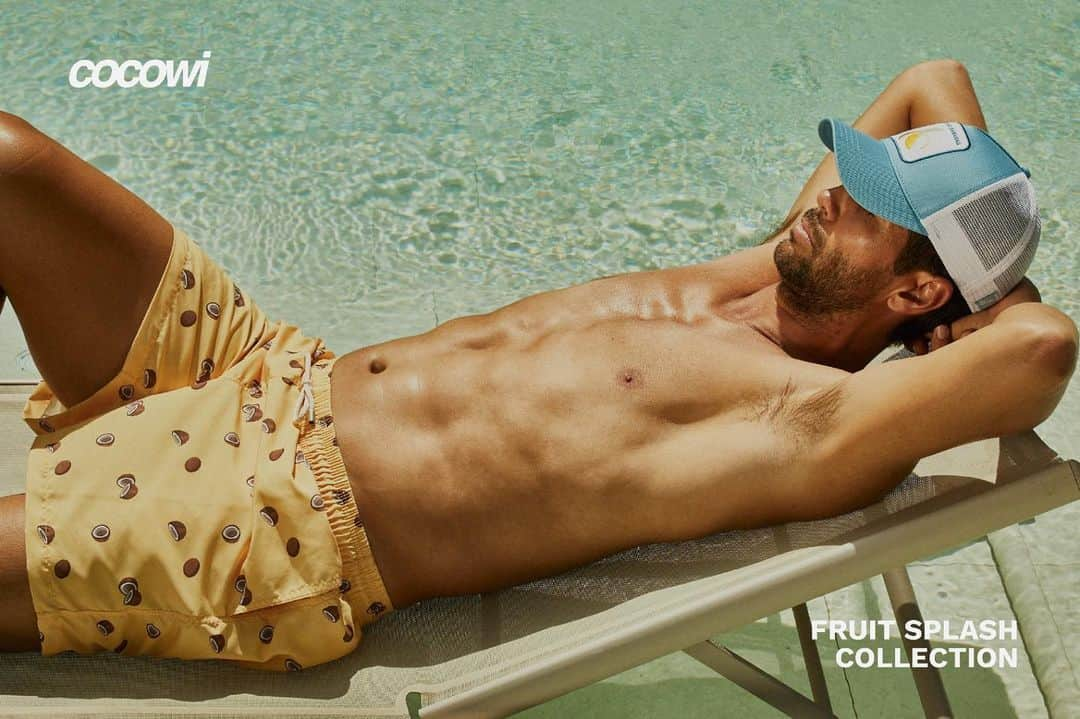 フェルナンド・ベルダスコのインスタグラム：「Don’t be one more … be special ! SS2023 @cocowibrand campaign #SplashCollection #SwimTrunks #TShirts #Caps   ***********************************  No seas uno más … sé especial ! Campaña Primera/Verano 2023 @cocowibrand」