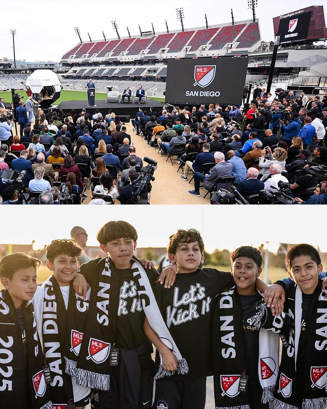 Major League Soccerさんのインスタグラム写真 - (Major League SoccerInstagram)「One week since the big news in SD. 😎  Looking forward to more special moments soon, San Diego!」5月26日 6時35分 - mls