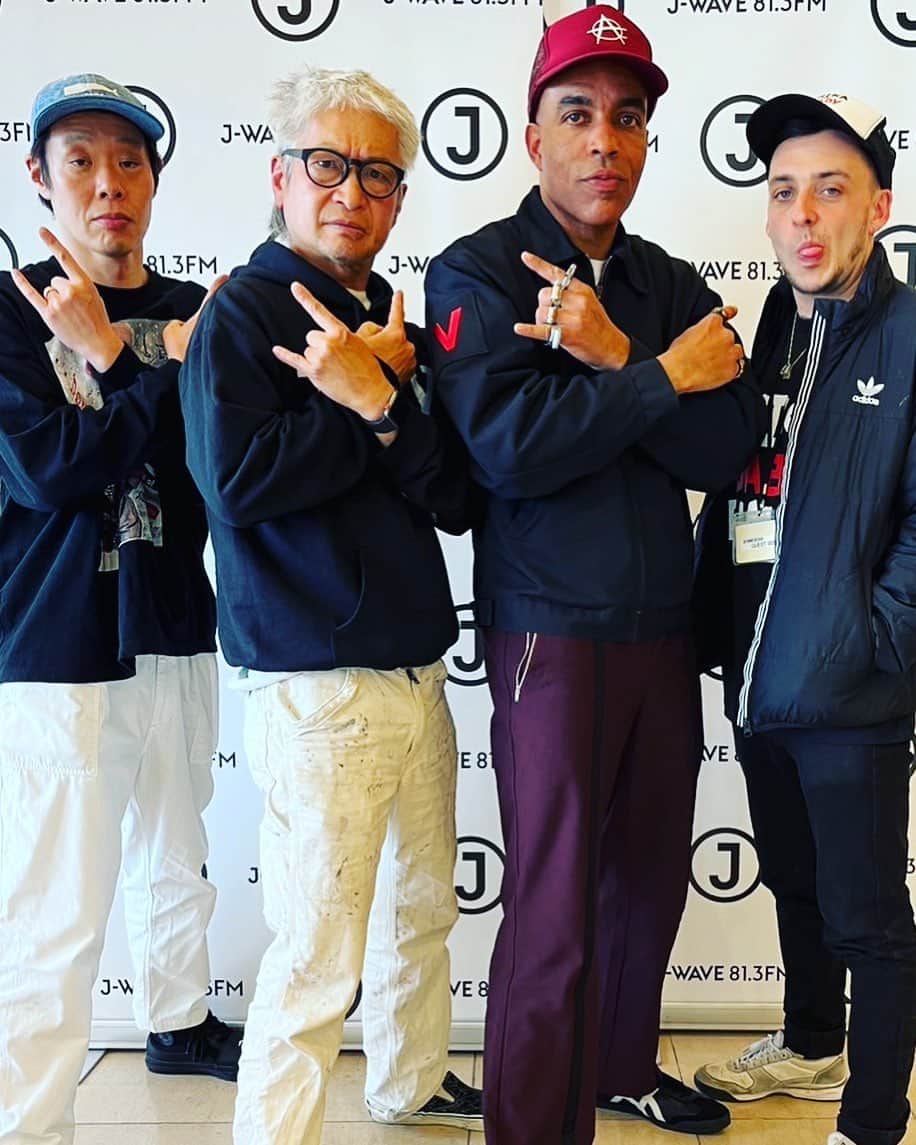 高木完のインスタグラム：「NEXTGUEST #maadspin #jwave #afrikababybam  #junglebrothers  #nativetongues  #jaid #kantakagi #hatchuck #火曜マドスピ」