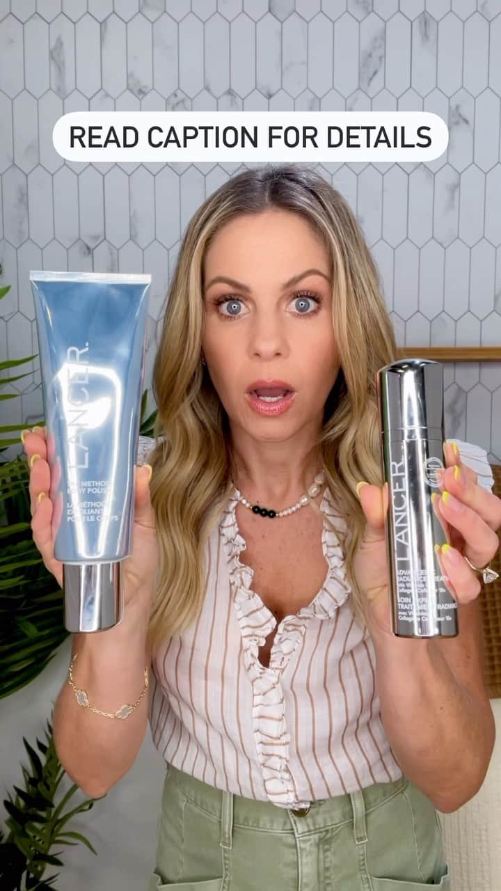 のインスタグラム：「woah, woah, WOAH 🫢 20% off SITEWIDE at lancerskincare.com— say no more! Use Code: FRIENDS to save up on some of my go-to @drlancerrx products, or find new amazing skincare that is perfect just for you until June 7th! ✨🧡 #lancerglow」