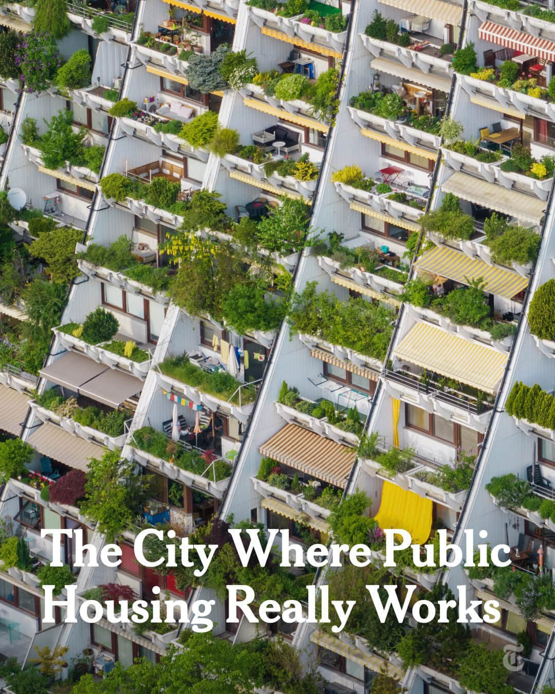 ニューヨーク・タイムズさんのインスタグラム写真 - (ニューヨーク・タイムズInstagram)「In Vienna, a whopping 80% of residents qualify for public housing, and once they have a contract, it never expires, even if they become richer.    Experts refer to Vienna’s world-famous municipal housing, known as the Gemeindebauten, as “social housing,” a phrase that captures how the city’s public housing and other limited-profit housing are a widely shared social benefit: The Gemeindebauten welcome the middle class, not just the poor. Housing experts believe that this approach leads to greater economic diversity within public housing — and better outcomes for the people living in it.  To American eyes, the Viennese setup can appear fancifully socialistic. But what’s mind-boggling is how social housing gives the economic lives of Viennese an entirely different shape. The city’s generous supply of social housing helps keep costs down for everyone: In 2021, those Viennese living in private housing spent 26% of their post-tax income on rent and energy costs, on average, which is only slightly more than the figure for social-housing residents overall (22%). In America, 49% of renters — 21.6 million people — are cost-burdened, paying landlords more than 30% of their pretax income, and the percentage can be even higher in expensive cities. In New York City, the median renter household spends a staggering 36% of its pretax income on rent.  What can we learn from Vienna as soaring real estate markets have created a worldwide housing crisis? Read the full story from @nytmag at the link in our bio. Photos by @lucalocatelliphoto」5月26日 7時31分 - nytimes