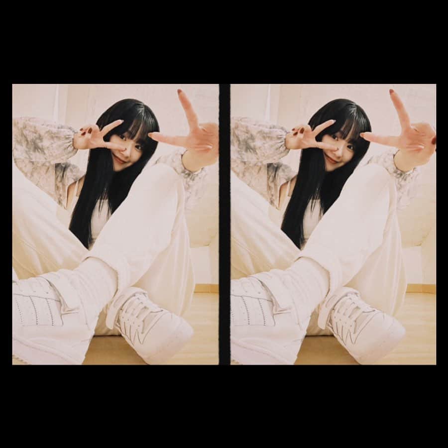 永井愛実のインスタグラム：「@adidastokyo 🐻‍❄️ 新しい靴嬉しい🧏🏻‍♀️🤍  #HomeOfClassics #createdwithadidas」