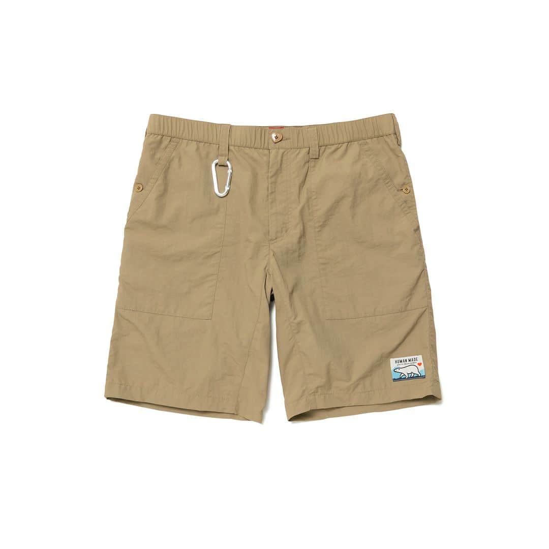 HUMAN MADEさんのインスタグラム写真 - (HUMAN MADEInstagram)「"CAMPING SHORTS" is available at 27th May 11:00am (JST) at Human Made stores mentioned below.  5月27日AM11時より、"CAMPING SHORTS” が HUMAN MADE のオンラインストア並びに下記の直営店舗にて発売となります。  [取り扱い直営店舗 - Available at these Human Made stores] ■ HUMAN MADE ONLINE STORE ■ HUMAN MADE OFFLINE STORE ■ HUMAN MADE HARAJUKU ■ HUMAN MADE SHIBUYA PARCO ■ HUMAN MADE 1928 ■ HUMAN MADE SHINSAIBASHI PARCO  *在庫状況は各店舗までお問い合わせください。 *Please contact each store for stock status.  薄手のナイロン素材を使用したスタンダードな膝丈シルエットのショートパンツ。ボタン付きのWポケットやジッパー付きのヒップポケットなど、アウトドアシーンにも対応するディテールが特徴です。同素材の半袖シャツ「CAMPING S/S SHIRT」も展開しています。  Standard knee-length shorts in thin nylon. Outdoor-inspired details include double pockets with buttons and zip-up back pockets. The short sleeve Camp S/S Shirt is also available in the same material.」5月26日 11時03分 - humanmade