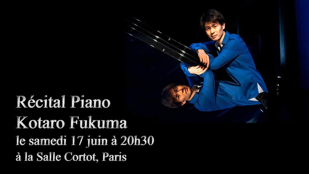 福間洸太朗のインスタグラム：「Mon nouvel album "Fantasy - Scriabin & Rachmaninoff" est sortie en France aujourd'hui !! À l'occasion de la sortie, je vais donner un récital solo à la Salle Cortot le samedi 17 juin à 20h30. Je me réjouis d'y jouer et vous voir!😊  私の新譜アルバムがフランスで本日発売されました。 6月17日（土）にはパリ・サル・コルトーにて発売記念リサイタルがあります。久しぶりのパリ市内の演奏会、楽しみです！  #Fantasy #Scriabin #rachmaninov #rachmaninoff #Paris #SalleCortot #スクリャービン #ラフマニノフ #パリ #サルコルトー」