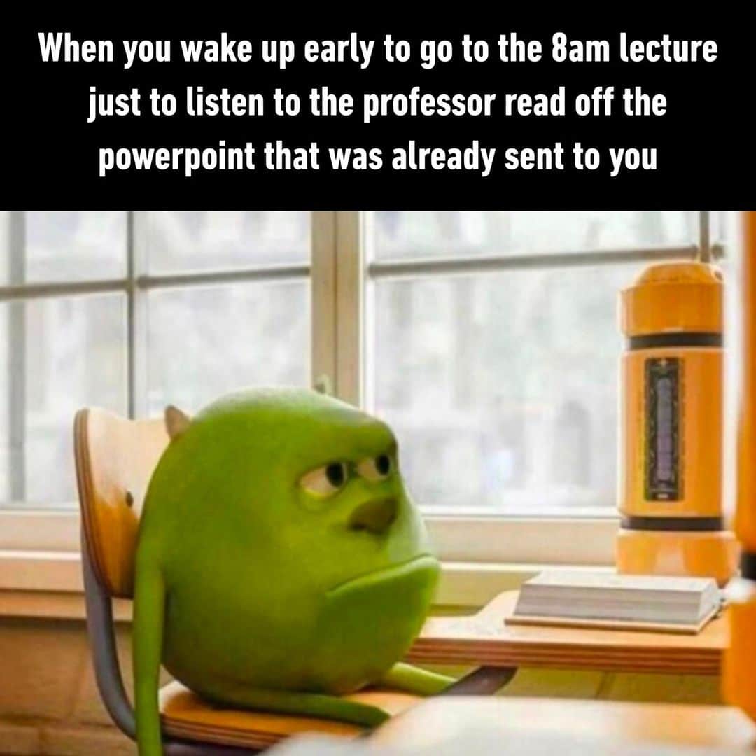 9GAGさんのインスタグラム写真 - (9GAGInstagram)「if it wasn't for the attendance...  - #university #college #lecture #meems #9gag」5月26日 13時00分 - 9gag