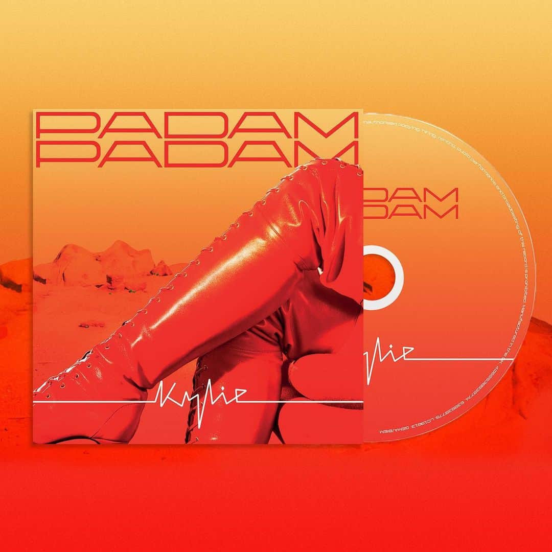 カイリー・ミノーグのインスタグラム：「LOVERS...the ❤️ Padam Padam ❤️ CD single is available NOW!! Link in bio.」