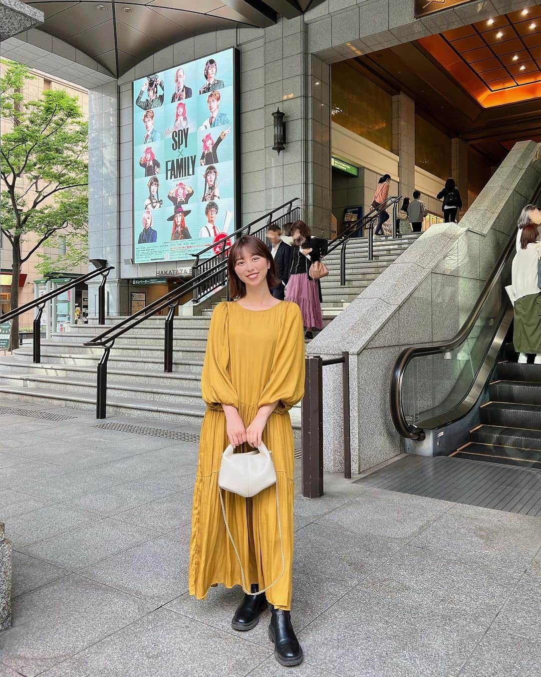 太田江莉奈さんのインスタグラム写真 - (太田江莉奈Instagram)「.  📍博多座 ミュージカル『SPY×FAMILY』  朝夏まなとさん目当てで行ったんだけど、もーーー池村あおいちゃんのアーニャが可愛すぎて悶えたー🫀  アニメに忠実で個人的に1番そのままだったのはヘンダーソン先生！笑  他のキャストの回も観てみたかったなー🥺  . .  #博多座#ミュージカル  #スパイファミリー#アーニャ #ミュージカルスパイファミリー  #えりなの舞台日記」5月26日 14時05分 - erina_o_