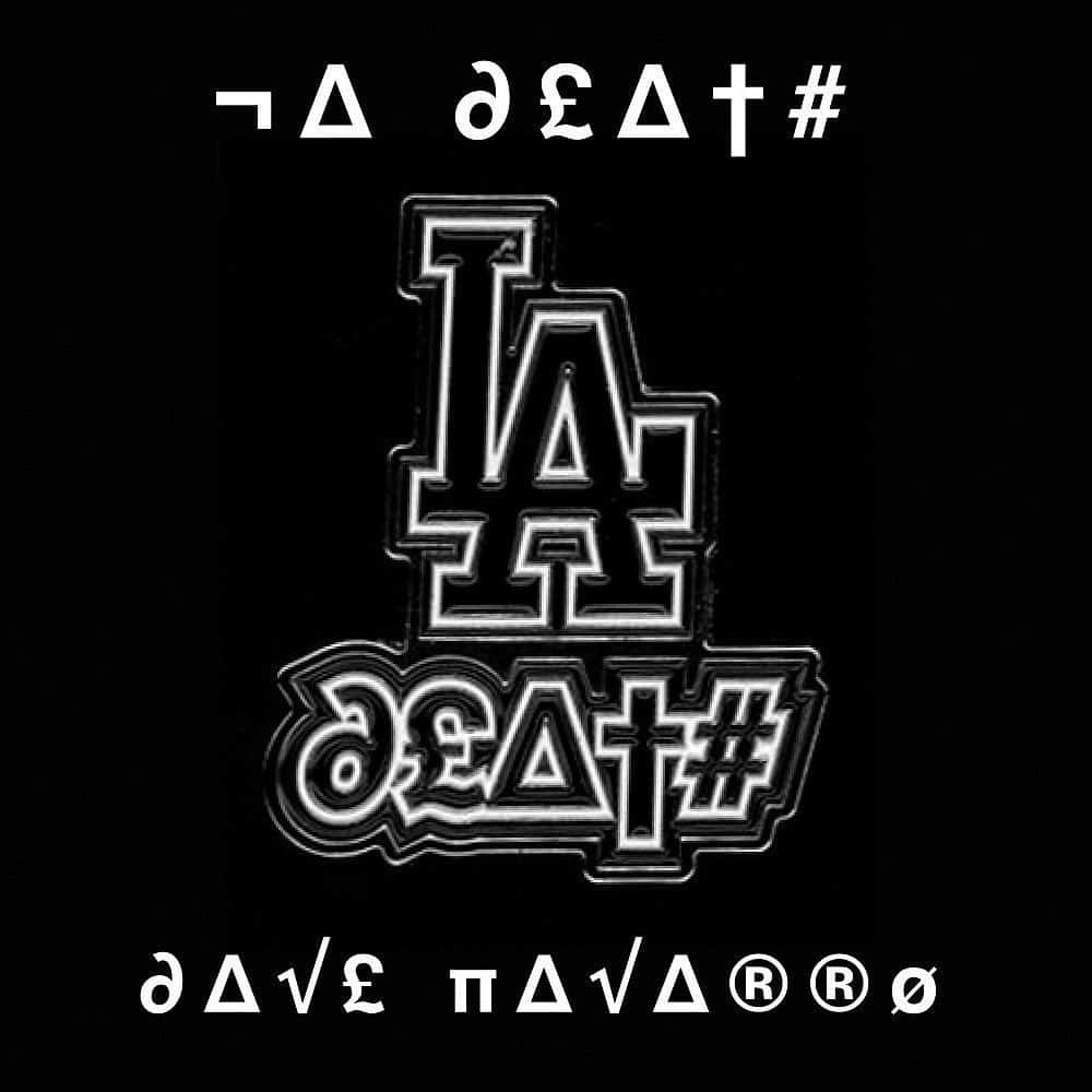 デイヴ・ナヴァロさんのインスタグラム写真 - (デイヴ・ナヴァロInstagram)「New stuff/Repost from @houseofroulx • “Born and raised here so I feel comfortable with the appropriation ~ bread n spread”  Dave Navarro’s “LA DEATH” Collection is available NOW.  Featuring screen printed editions and tees in classic Los Angeles sports teams colors: LAKERS •  RAIDERS/KINGS •  DODGERS  Enamel pins, embroidered patches and die cut stickers also available.  Ships Worldwide Upon Order Link in Bio or Live Now at: http://www.houseofroulx.com  @davenavarro  x  @houseofroulx  x  @lifeafterdeathstreet  #davenavarro #houseofroulx #ladeath #streetart #laart #laartist #janesaddiction #rockart #lalakers #laraiders #lakings #ladodgers #graffiti #vandal」5月26日 14時19分 - davenavarro