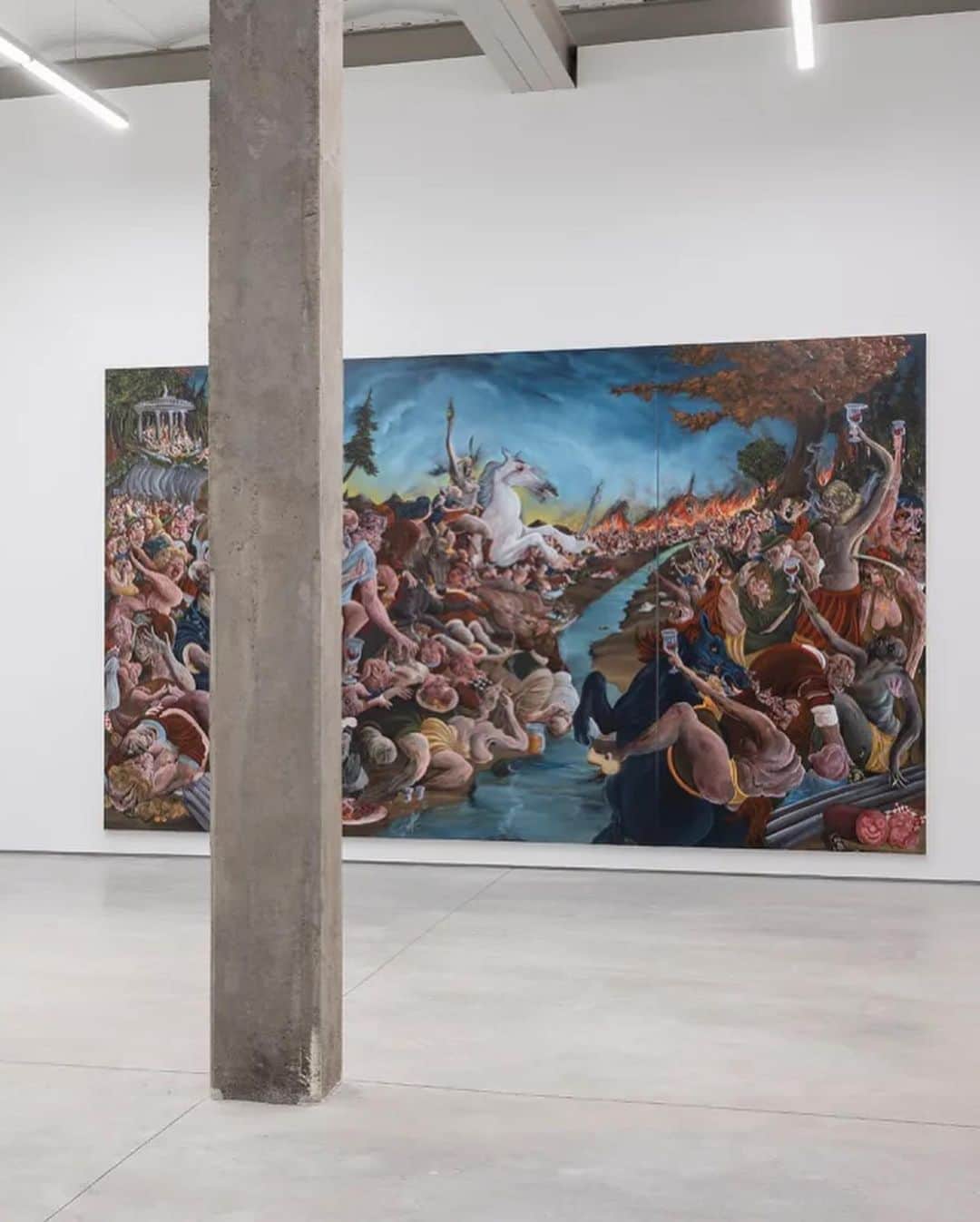 Juxtapoz Magazineさんのインスタグラム写真 - (Juxtapoz MagazineInstagram)「@waynehorse at @harlan_levey_projects」5月26日 14時28分 - juxtapozmag