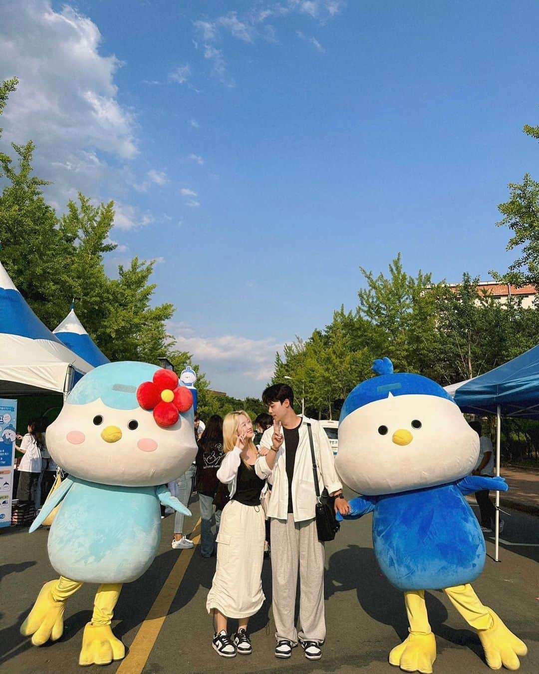 キム・イェウォン のインスタグラム：「축제가치즐기기 ~♡~」