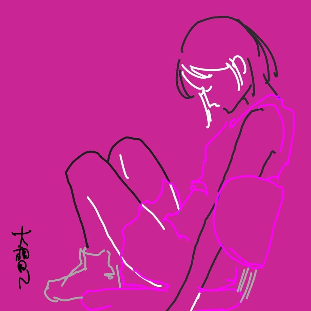大胡田なつきさんのインスタグラム写真 - (大胡田なつきInstagram)「pink  #e #illustration #大胡田N」5月26日 16時10分 - ogdnnn