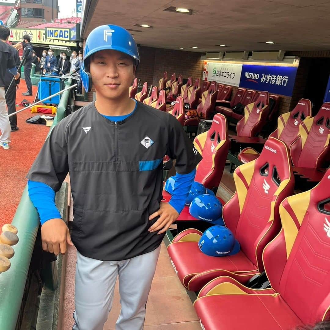 北海道日本ハムファイターズさんのインスタグラム写真 - (北海道日本ハムファイターズInstagram)「きょうから仙台で東北楽天ゴールデンイーグルス戦⚾ #上原健太 投手が1軍合流です👏  #宮内春輝 #長谷川威展 #池田隆英 #矢澤宏太 #清水優心 #万波中正 #細川凌平 #新時代 #lovefighters」5月26日 16時16分 - fighters_official