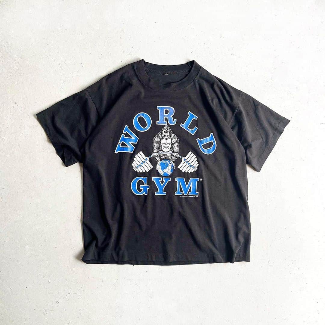 DROP...vintage select shopさんのインスタグラム写真 - (DROP...vintage select shopInstagram)「1990s  WOLD GYM Print T-shirt」5月26日 16時42分 - tokyo_drop