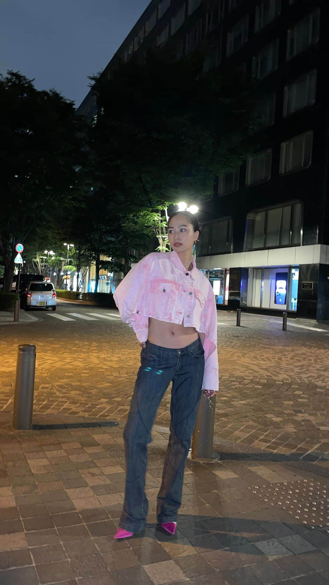 福内櫻子のインスタグラム：「ローライズdenim🫶」