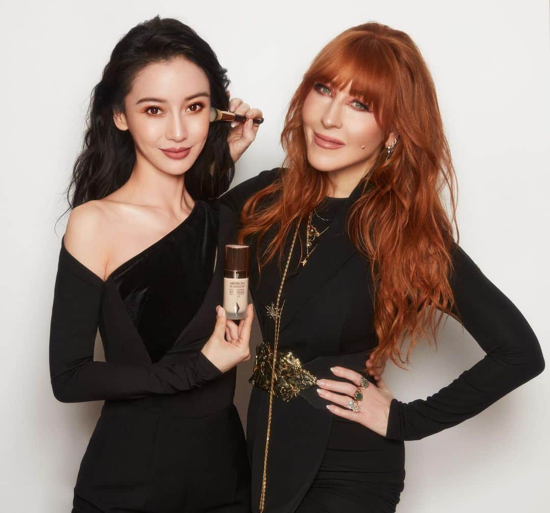 アンジェラベイビーのインスタグラム：「I am so excited to be working with Charlotte Tilbury as the new GLOBAL BEAUTY MUSE! I am genuinely obsessed with all of Charlotte’s products!  I can’t wait to share the best skincare and makeup products and bring beauty magic to everyone! Love @charlottetilbury」