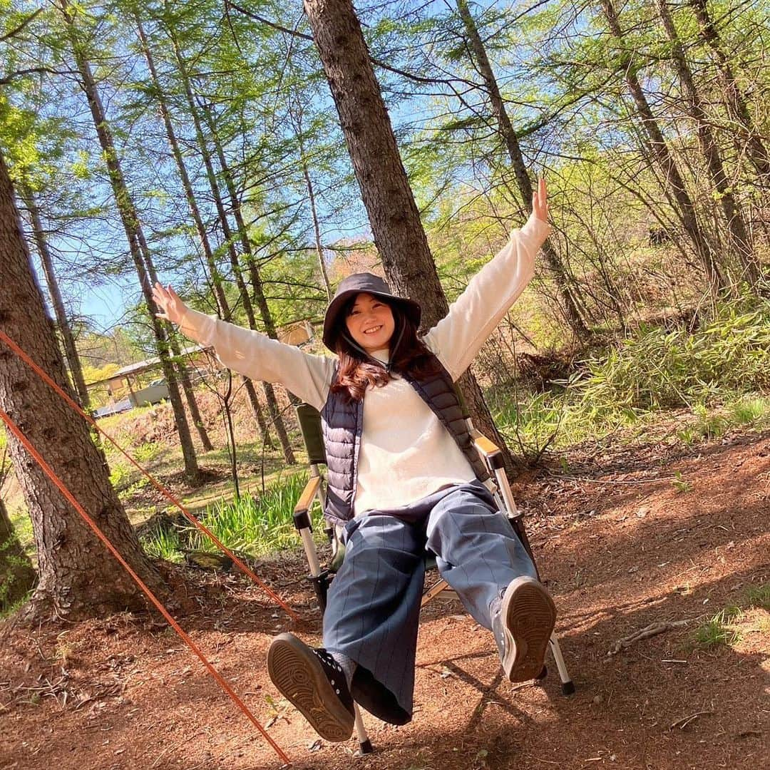 土山茜のインスタグラム：「またキャンプ行きたし🥹🏕」