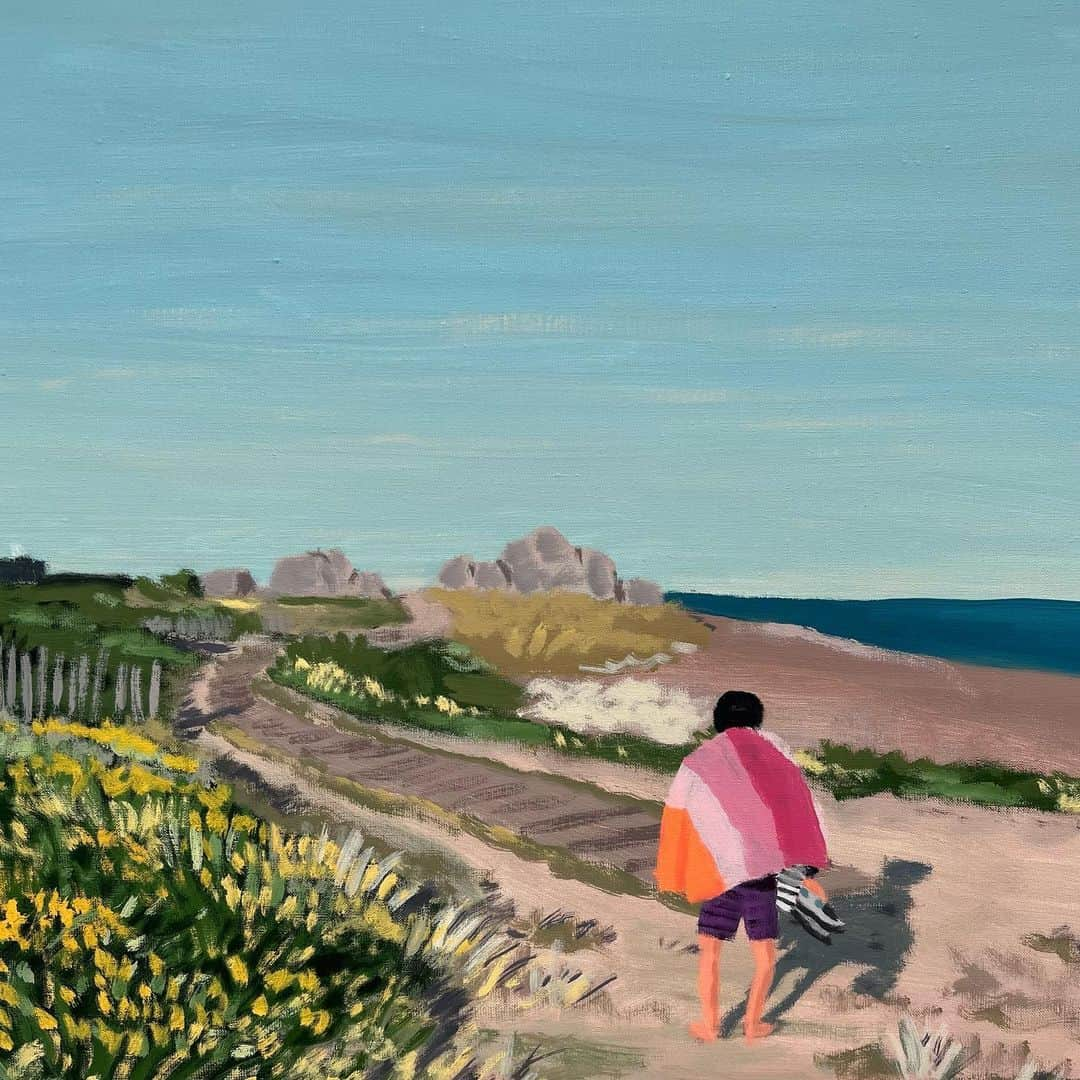 Jean Jullienさんのインスタグラム写真 - (Jean JullienInstagram)「🩴🩴 @jae_huh in Lesconil, at @wooyangmuseum」5月26日 21時08分 - jean_jullien