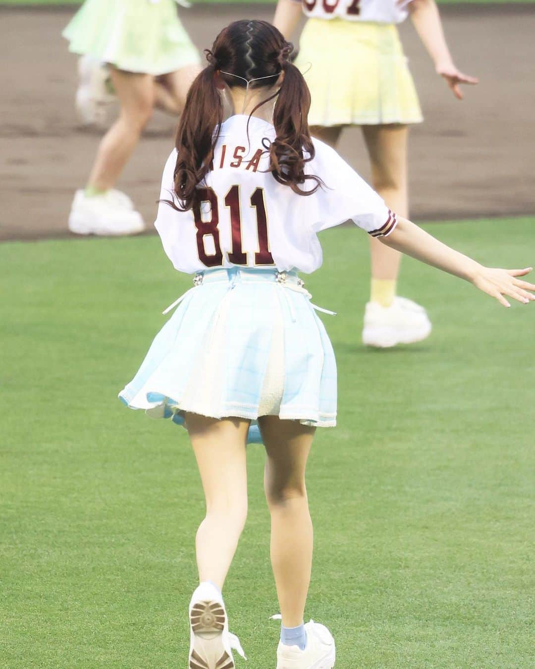 音嶋莉沙さんのインスタグラム写真 - (音嶋莉沙Instagram)「楽しかった〜⚾️ 写真ありがとう♡ユニホーム姿珍しいかな…！！」5月26日 21時27分 - otoshima_risa