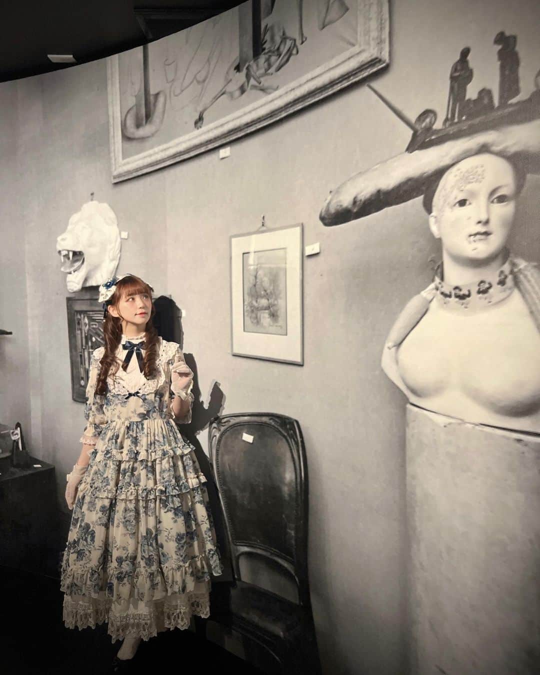深澤翠さんのインスタグラム写真 - (深澤翠Instagram)「🖤🤍滑り込みDior展🤍🖤 どのお部屋も 最初から最後まで 素晴らしい展示 ...