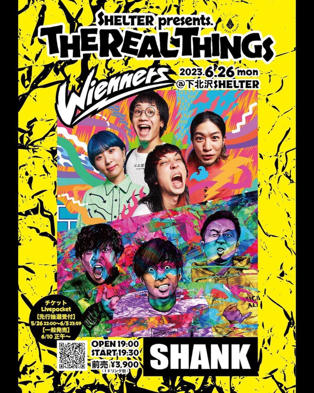 SHANKさんのインスタグラム写真 - (SHANKInstagram)「【LIVE情報】 SHELTER presents 