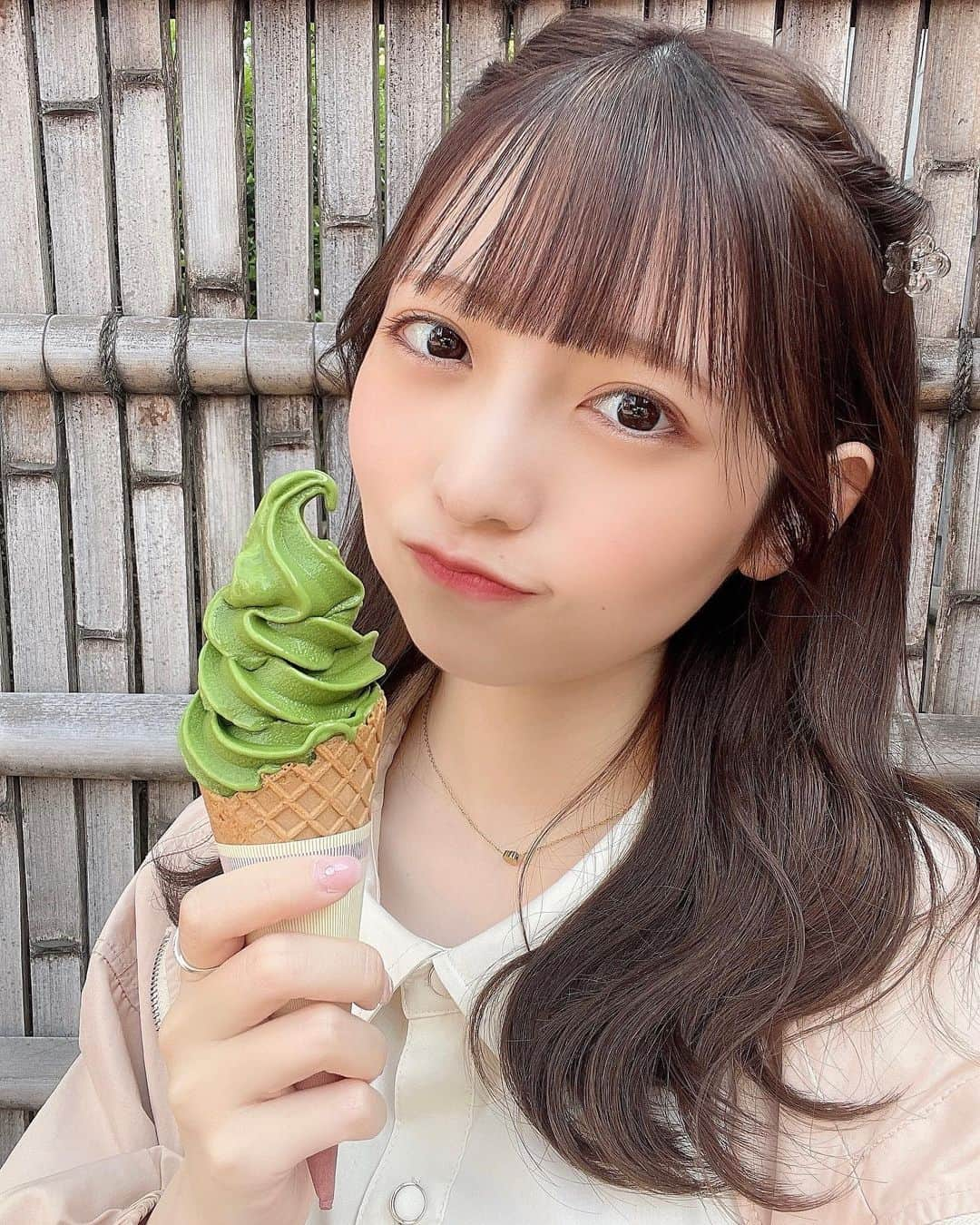 櫻井もえのインスタグラム：「.  🍦♡  .」