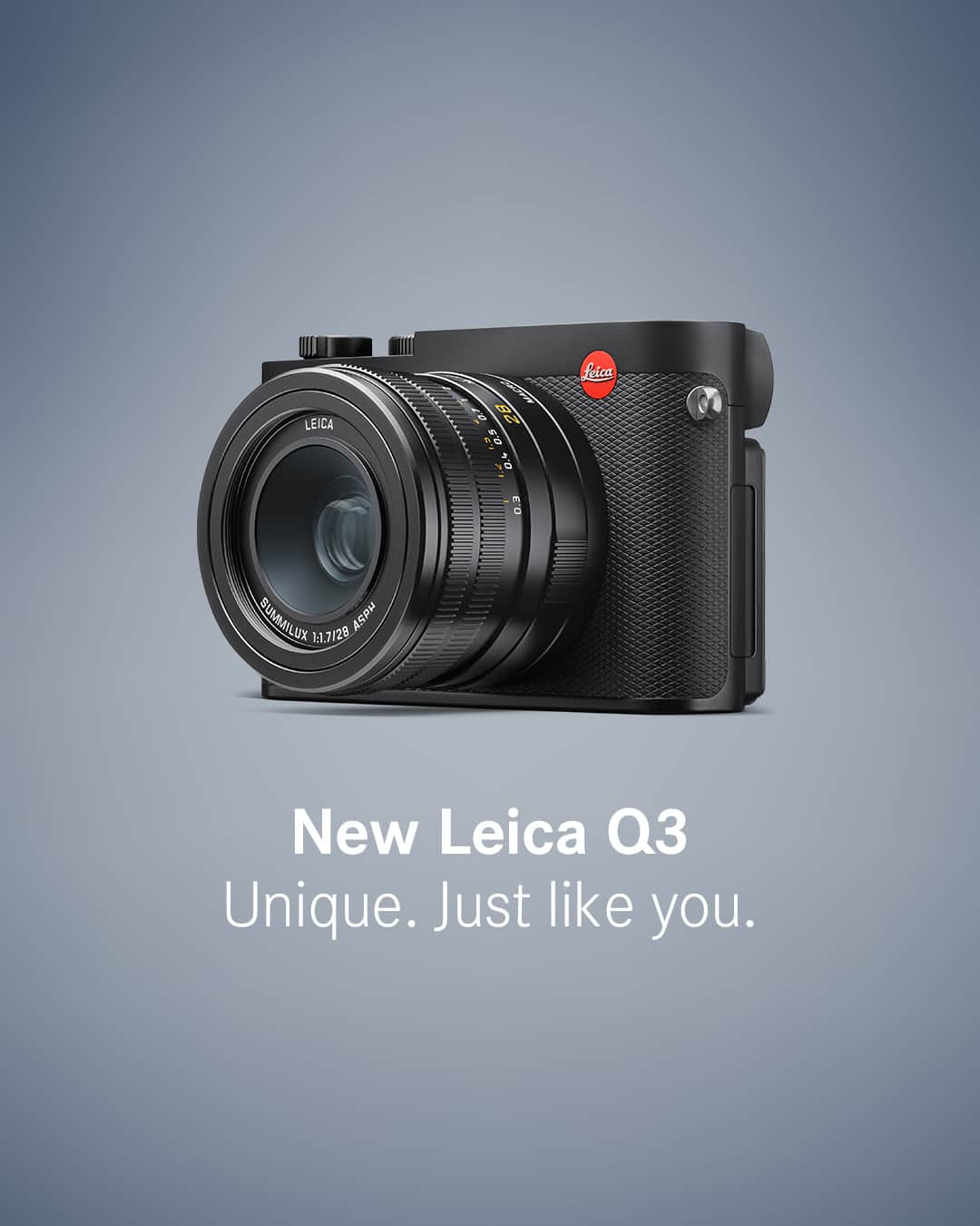 ライカさんのインスタグラム写真 - (ライカInstagram)「Meet the Leica Q3. It's fast, it's practical. It's as unique as you.  Built with the Summilux 28 mm f/1.7 ASPH lens, the #NEW Leica Q3 empowers you to tell your stories in detail and film in 8K resolution.  Check our Website through our bio link  #LeicaCamera #Leica #🔴📷 #LeicaQ3」5月26日 23時00分 - leica_camera