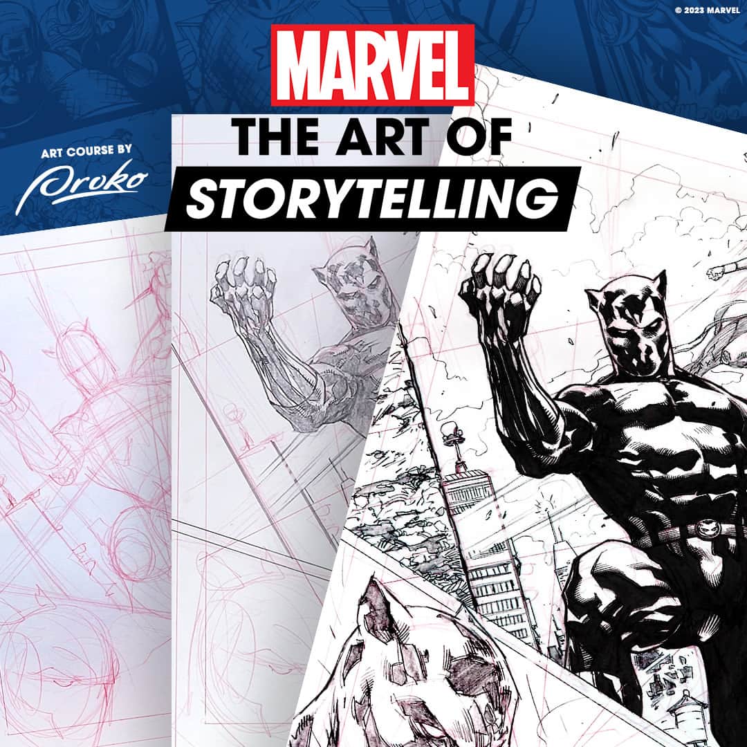 Marvel Entertainmentさんのインスタグラム写真 - (Marvel EntertainmentInstagram)「Learn how to craft captivating comics from Marvel’s top industry professionals in ‘Marvel’s The Art of Storytelling,’ a course in collaboration with @prokotv! Dive into topics like scriptwriting, inking, character design, and so much more.   Head to proko.com/marvel and join the pre-sale now to save 20% off before the course launches in July!」5月26日 23時00分 - marvel