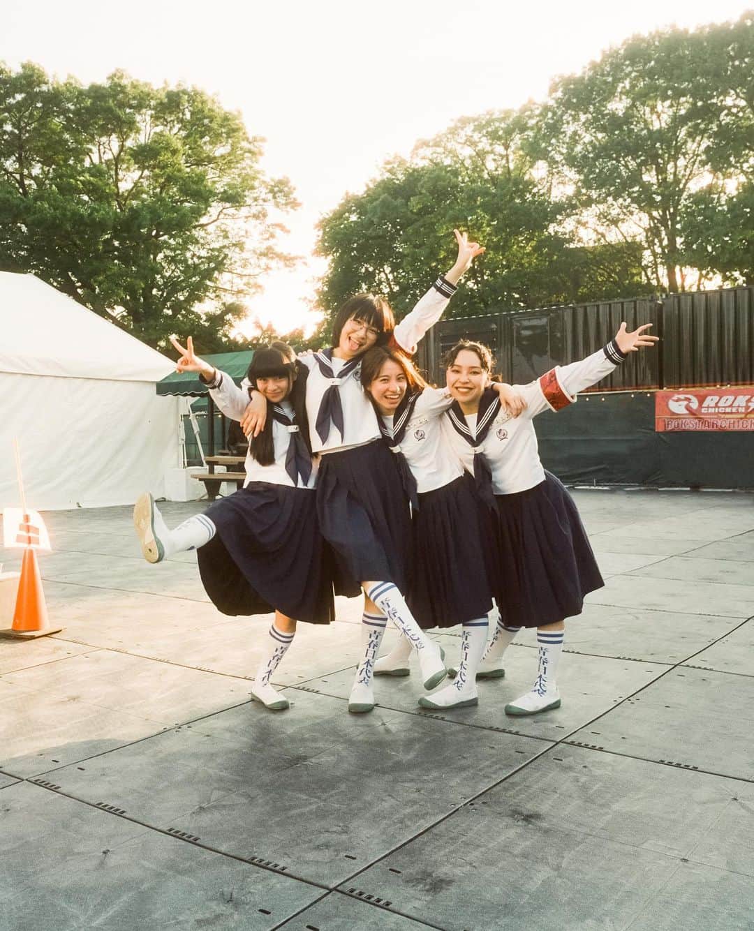 新しい学校のリーダーズさんのインスタグラム写真 - (新しい学校のリーダーズInstagram)「AG!✌️ #HITCNY 🇺🇸」5月26日 23時20分 - japan_leaders