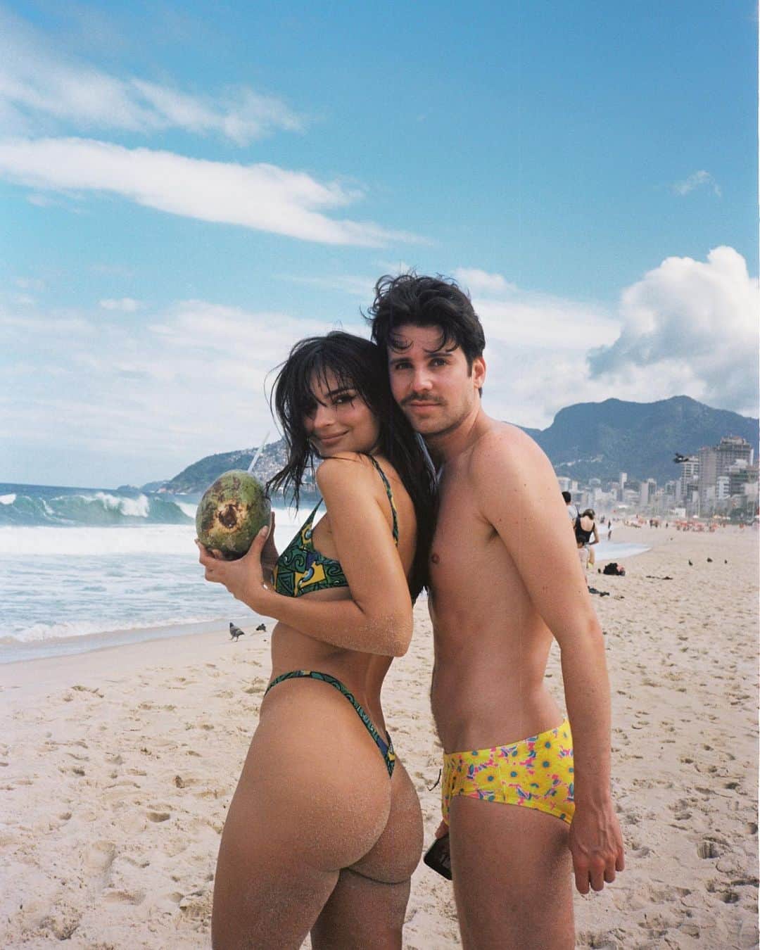 エミリー・ラタコウスキーのインスタグラム：「@inamoratawoman x @mirrorpalais is LIVE now on www.inamoratawoman.com   What a dream to collaborate on this collection with you, @marcelogaia ! Thank you for showing me 🇧🇷」