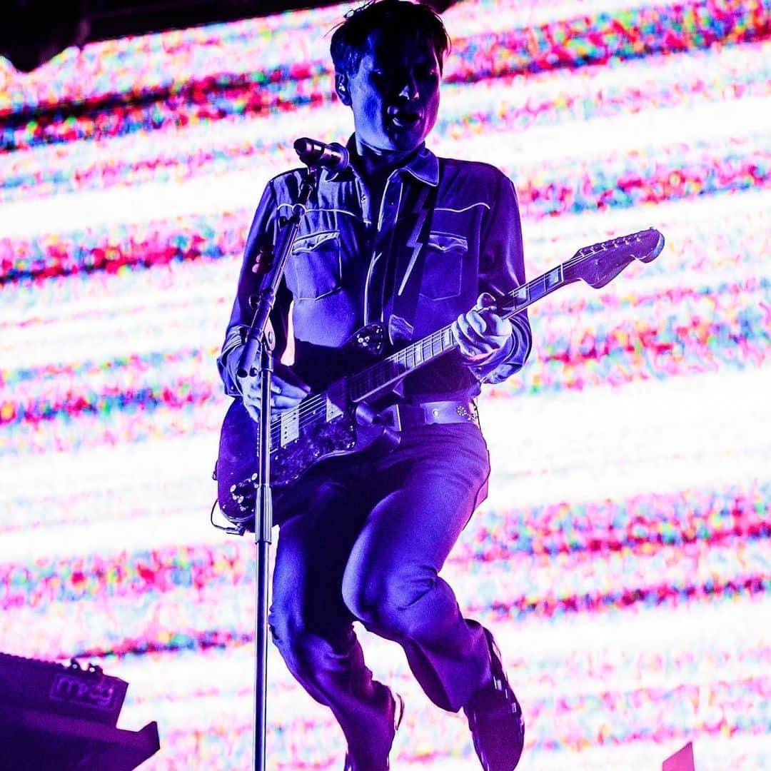 のインスタグラム：「Next weekend we will be back in the Netherlands for @vestrock and @dauwpop, here are some snaps from the last time we came over for @paaspopfestival last year. Looking forward to seeing you all soon.   📸 - @nateconcertphotography」