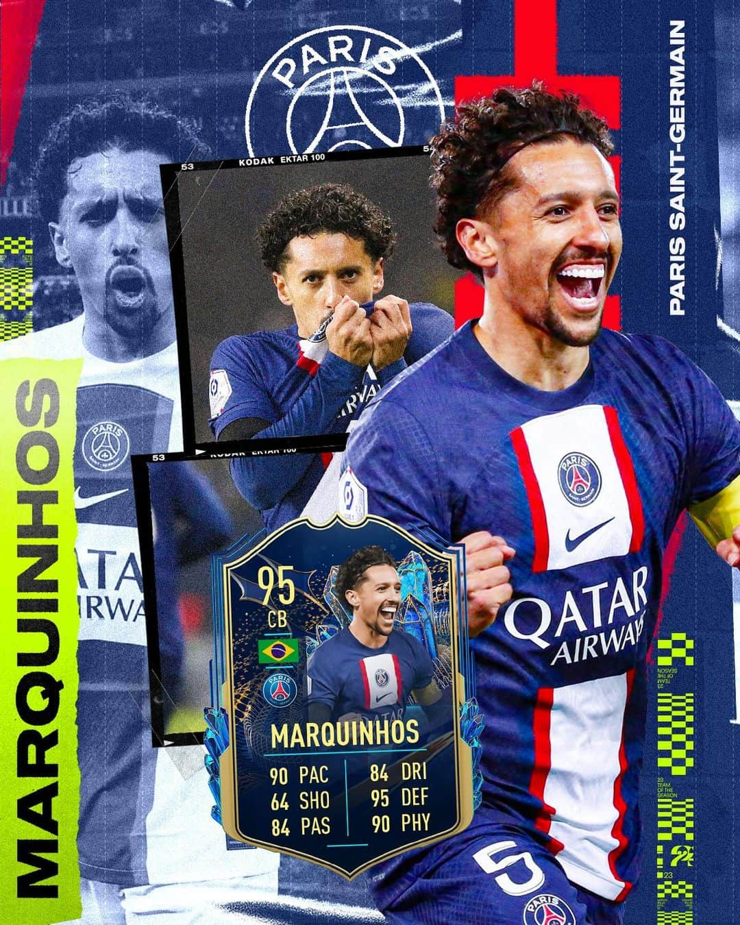 パリ・サンジェルマンFCさんのインスタグラム写真 - (パリ・サンジェルマンFCInstagram)「5️⃣ Parisians are in the #Ligue1 Team of the Season 🔥  🎮 Available in #FUT now!   @easportsfifa | #TOTS  5️⃣ Parisiens sont dans l’Équipe de la Saison en #Ligue1 🔥  🎮 Disponible dans #FUT dès maintenant !  @easportsfifa | #TOTS」5月27日 2時00分 - psg