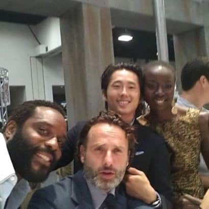 チャド・コールマンのインスタグラム：「@danaigurira @steveyeun」