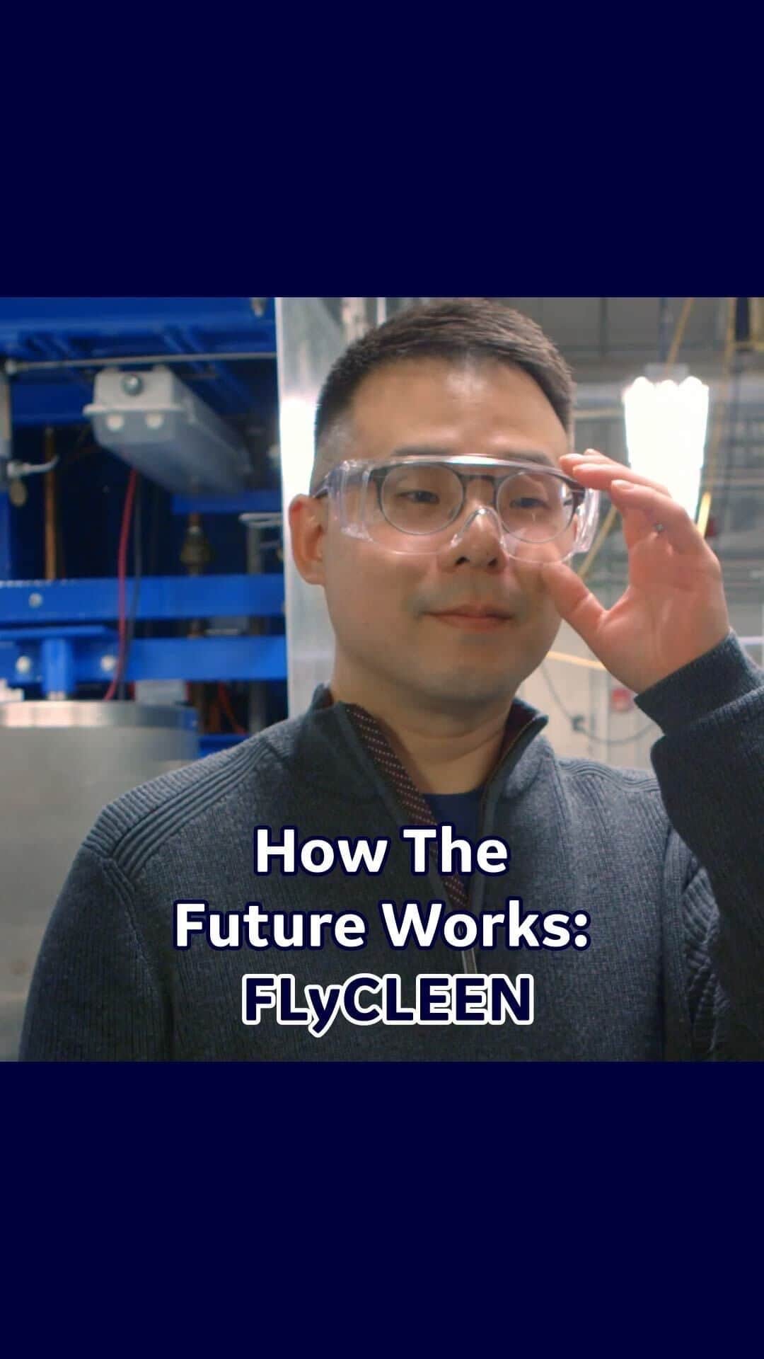 GeneralElectricのインスタグラム：「What do you get when you combine fuel cell + gas turbine energy? ⛽ + 🧪 🤔  Lead engineer John Hong explains how fuel cells help consume less fuel and carbon emissions. #sustainability #science #STEM」