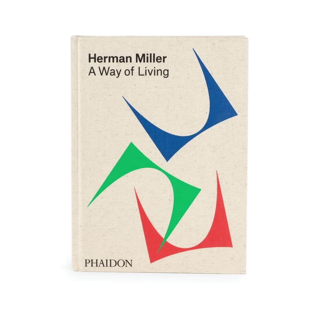 Herman Miller （ハーマンミラー）のインスタグラム：「Dive into 100-plus years of design history in a newly released special edition of the definitive Herman Miller monograph, A Way of Living, featuring an updated timeline and special cloth cover. Published with @PhaidonPress.  See link in bio to get your copy.」