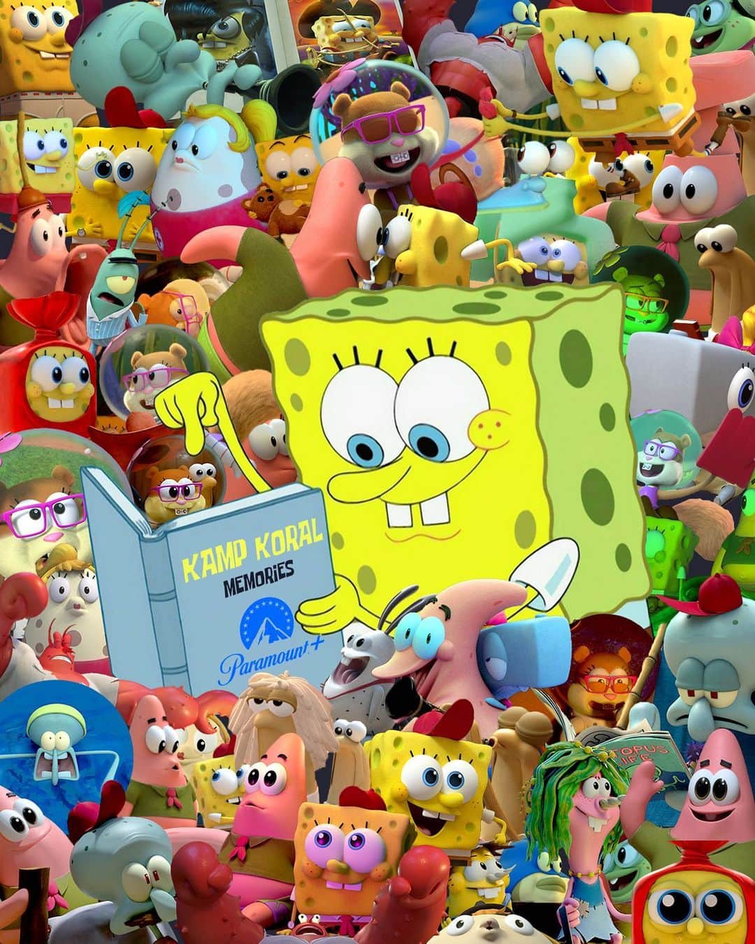 スポンジボブさんのインスタグラム写真 - (スポンジボブInstagram)「ah, the memories  🗻: Stream NEW episodes of Kamp Koral on @ParamountPlus with the fam」5月27日 2時01分 - spongebob