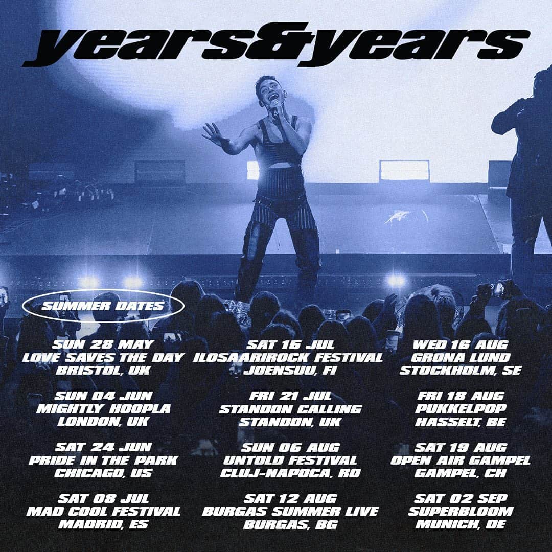 YEARS & YEARSのインスタグラム
