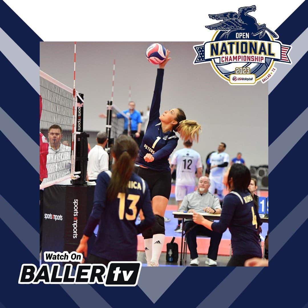 USA Volleyballのインスタグラム：「Didn't make it to Dallas? No problem, you can still catch all the Opens action on @ballertv!  Link in bio to watch four streams free. #usavopen」