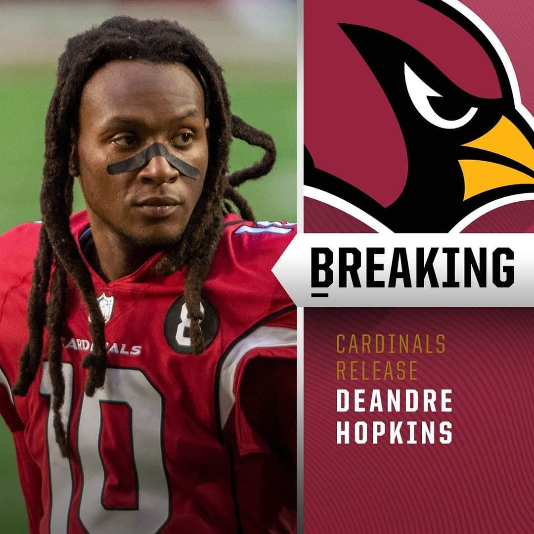 NFLさんのインスタグラム写真 - (NFLInstagram)「Cardinals release WR DeAndre Hopkins.  📷: Jennifer Stewart/AP」5月27日 2時16分 - nfl