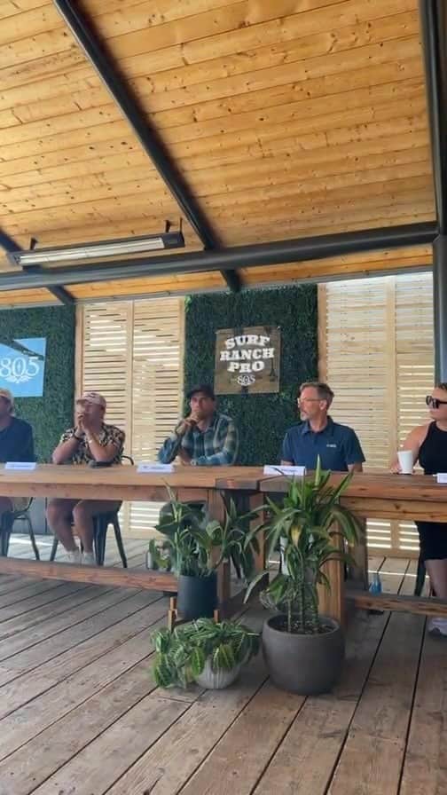 世界プロサーフィン連盟（WSL）のインスタグラム：「#SurfRanchPro press conference.   Day 1 coverage starts May 27 | 7:00 am PDT.  @805beer」