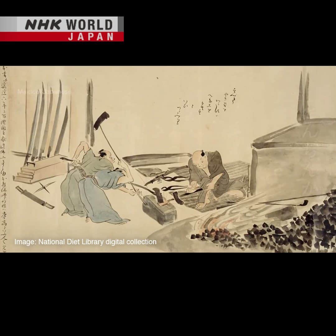 NHK「WORLD-JAPAN」さんのインスタグラム写真 - (NHK「WORLD-JAPAN」Instagram)「Have you heard the word ‘tonchinkan’? In Japan, swordsmiths work together, hammering hot steel to make a sword. When their movements are out of sync, the sounds are different and not in harmony. ‘Ton’, ‘chin’, and ‘kan’ are onomatopoeia for these sounds.🔨🔥🗡️ From this, the word ‘tonchinkan’ was born to describe how something is mixed up or off the mark.🫤 Here’s how it’s written とん - ton, ちん - chin, かん - kan. During the samurai era, the sword, or ‘katana’ was a part of daily life and considered to be a samurai’s soul. As a result, there are many Japanese expressions related to swords. . 👉For more ‘katana’ sayings｜Watch｜Magical Japanese: Sword｜Free On Demand｜NHK WORLD-JAPAN website.👀 . 👉For more Japanese language learning and 🆓 free video, audio and text resources, visit Learn Japanese on NHK WORLD-JAPAN’s website and click on Easy Japanese.✅ . 👉Tap in Stories/Highlights to get there.👆 . 👉Follow the link in our bio for more on the latest from Japan. . 👉If we’re on your Favorites list you won’t miss a post. . . #とんちんかん #tonchinkan #japanesesword #japanesesteel #katana #katanasword #tamahagane #swordmaking #forgedsteel #bladesmith #forgedinfire #samuraisword #makingsteel #japanesewords #easyjapanese #japaneseonline #hiragana #japaneselanguage #learnjapanese #日本語 #nihongo #일본어 #japanisch #bahasajepang #ภาษาญี่ปุ่น #日語 #tiếngnhật #japan #nhkworldjapan」5月28日 6時00分 - nhkworldjapan