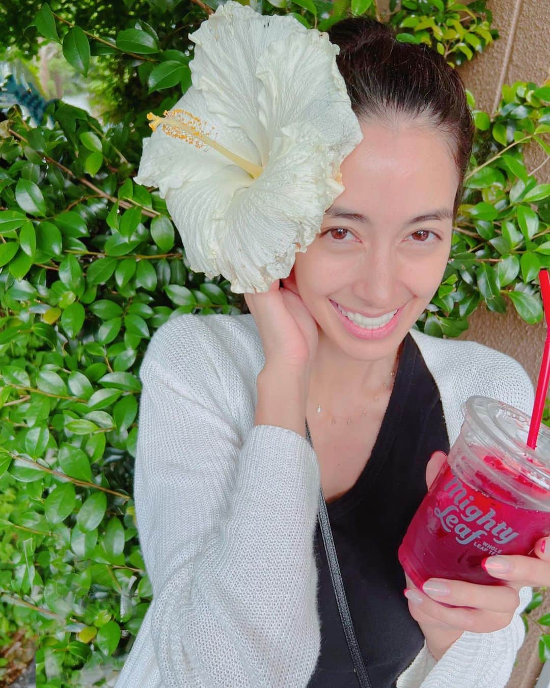 森泉さんのインスタグラム写真 - (森泉Instagram)「Amazing hibiscus 🌺 #バイロンメッツ」5月27日 13時03分 - izumi.mori
