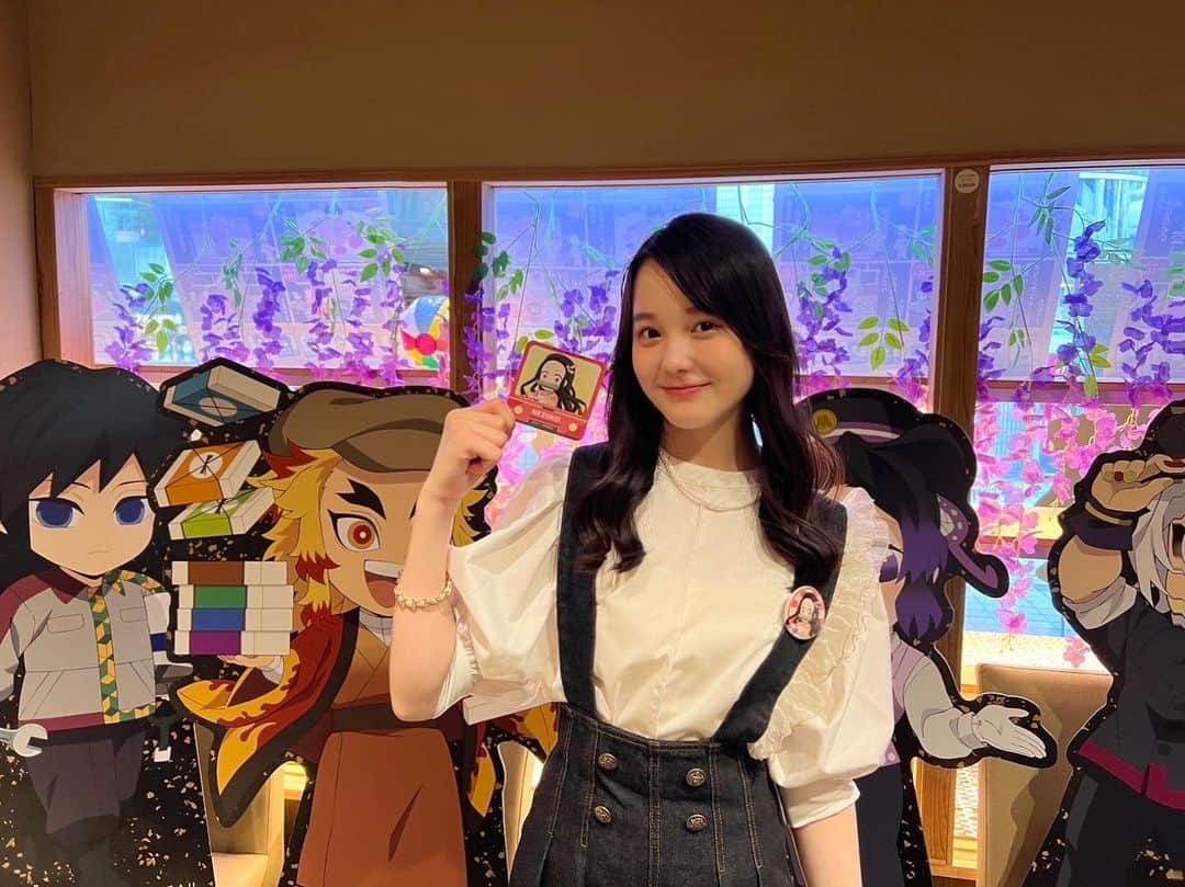 本田紗来のインスタグラム：「私がカンテレリポーターをつとめる🎤✨ Osaka Metro×アニメ「#鬼滅の刃 」～地下鉄潜入すごろく大作戦～　  イベントも来週30日まで！ 皆さん是非遊びに行ってみて下さい✨」