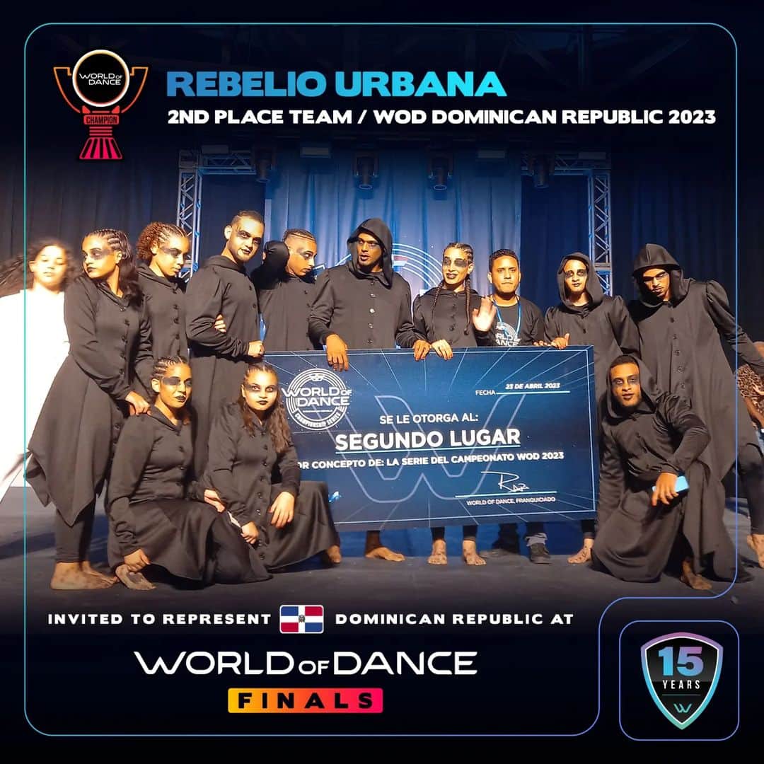 World of Danceさんのインスタグラム写真 - (World of DanceInstagram)「Congratulations to the winners of World of Dance Championship Series Dominican Republic 2023! 🏆  These teams are now qualified for World of Dance Finals, August 11th-14th at the Anaheim Convention Center!  ▶️Swipe to see our champs and make sure to leave some love in the comments!🔥  TEAM DIVISION  🥇Da Republik ( @darepublik ) 🥈Rebelio Urbana ( @rebelionurbana ) 🥉Eclipse ( @eclipsecrew__ )  JR TEAM DIVISION 🥇Da Republik Jr. ( @darepublik ) 🥈PNT JR ( @pntdancecrew ) 🥉Danza Mix ( @danzamix )  Thanks, to all the competing teams, showcase teams that took our stage, see you at finals! 🙌  ##worldofdance」5月27日 6時10分 - worldofdance