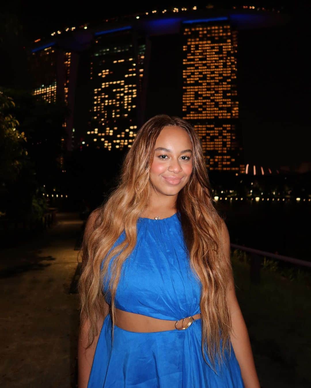Nia Sioux Frazierのインスタグラム：「my new favorite city💙」