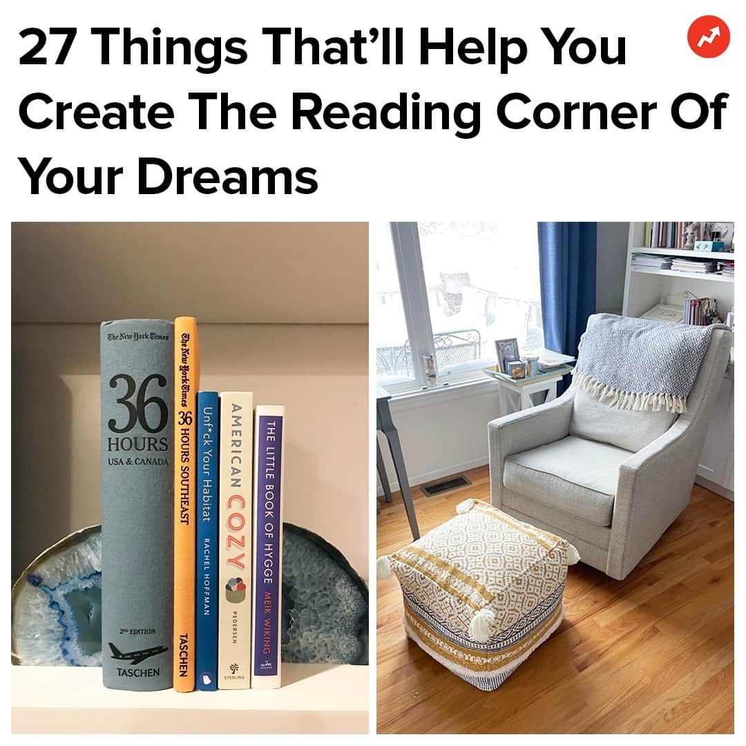 BuzzFeedさんのインスタグラム写真 - (BuzzFeedInstagram)「Create the coziest nook for just one more chapter-ing. 📚 Link in bio for more!」5月27日 23時00分 - buzzfeed