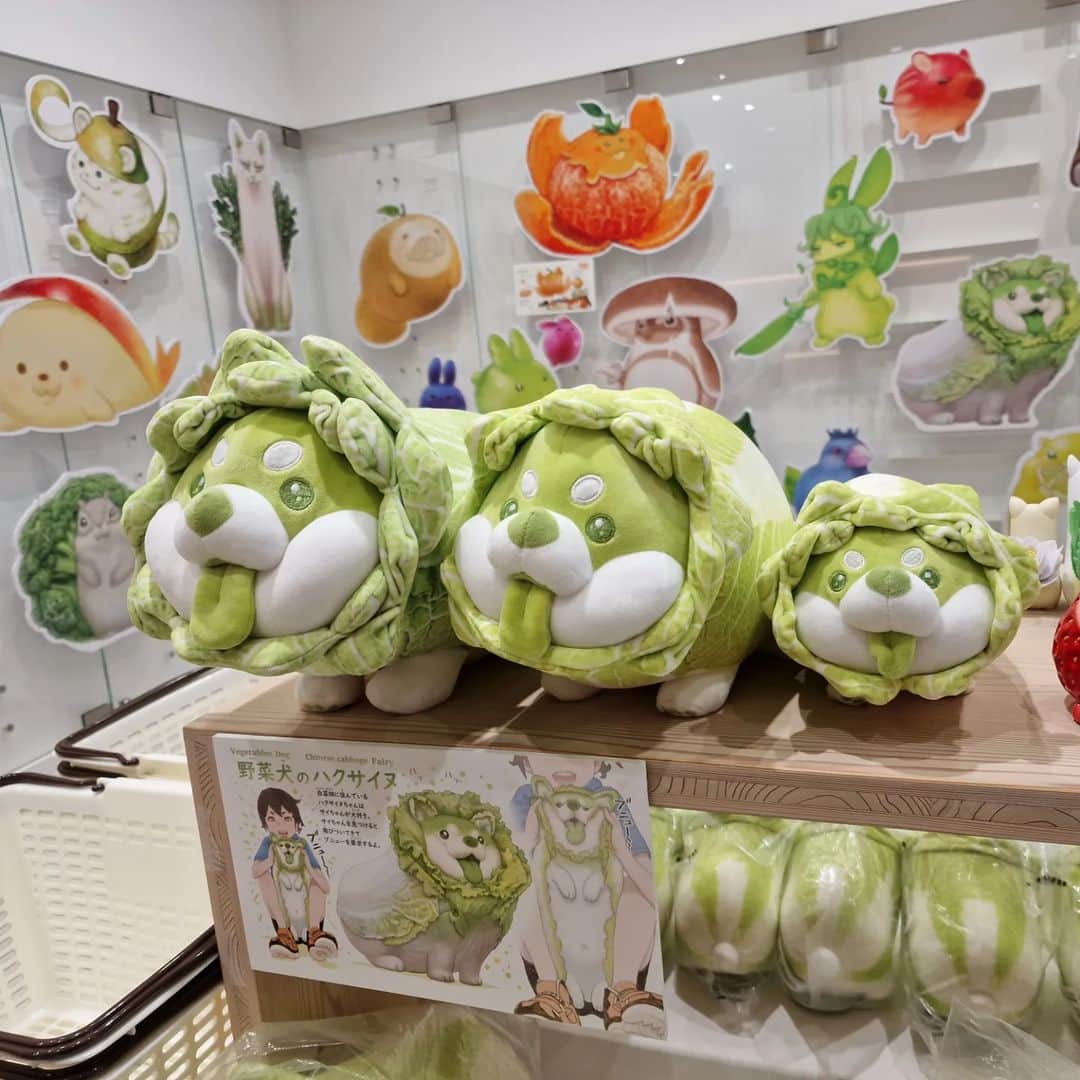 Ami Yamato（ヤマトアミ）のインスタグラム：「"Vegetable Fairies" by @ponkichim. Pop-up store in #shibuya , #Tokyo」